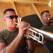 Band members practice while deployed