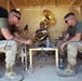 Band members practice while deployed