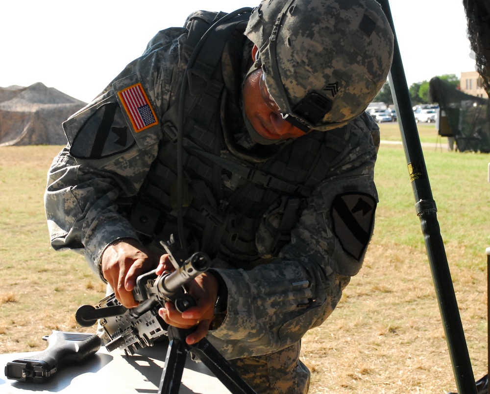 Cavalry NCO competes in III Corps NCO/SOY competition