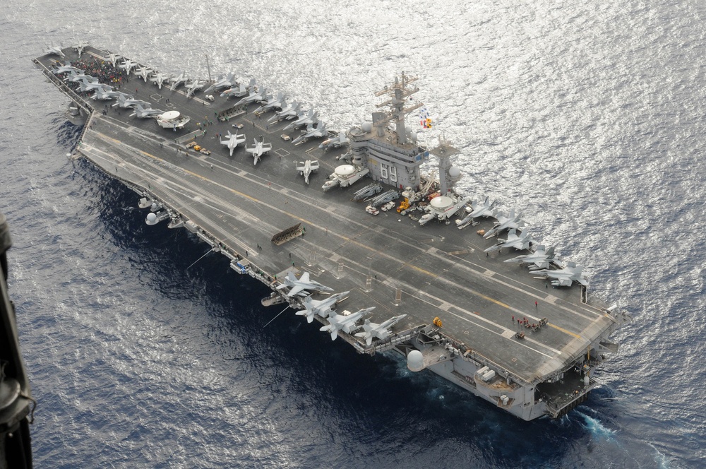 USS Dwight D. Eisenhower On Deployment