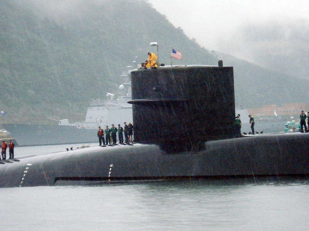 USS Michigan in Korea