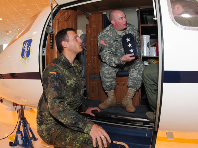 North Dakota Guard Hosts German Exchange Officer
