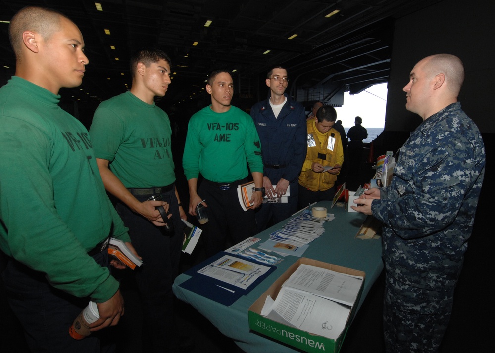 Corpsman talks wellbeing