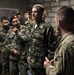 ISAF commander visits with troops