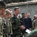 ISAF commander visits with troops