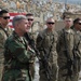 ISAF commander visits with troops