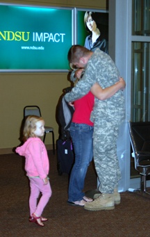 Soldier Ends Deployment, Begins Engagement