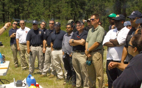 FBI Shows Explosives' Firepower