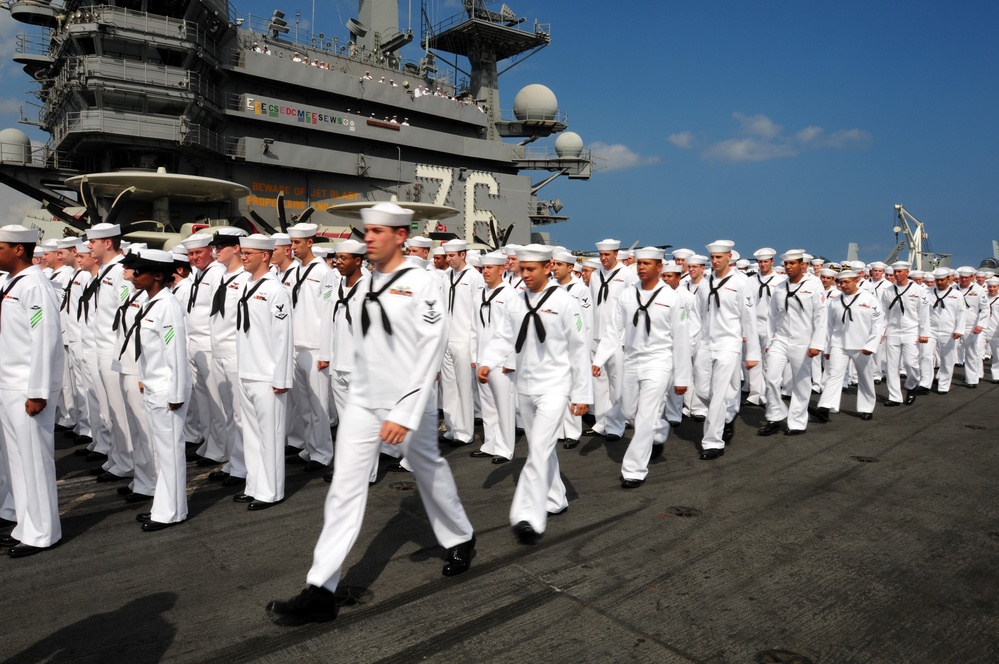 USS Ronald Reagan at Pearl Harbor