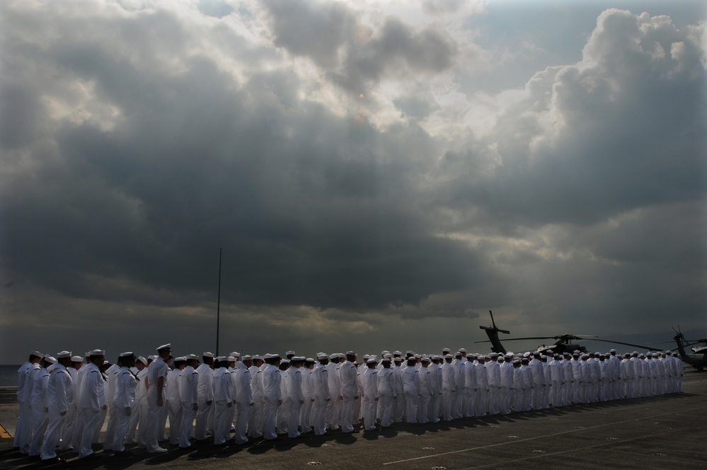 USS Ronald Reagan at Pearl Harbor