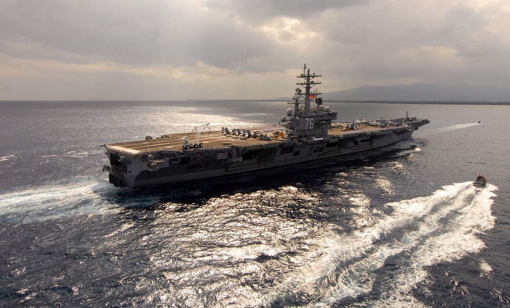 USS Ronald Reagan at Pearl Harbor