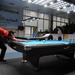 Top-ranked Pool Players Visit Troops in Qatar