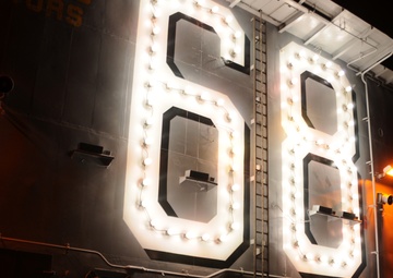 USS Nimitz in San Diego