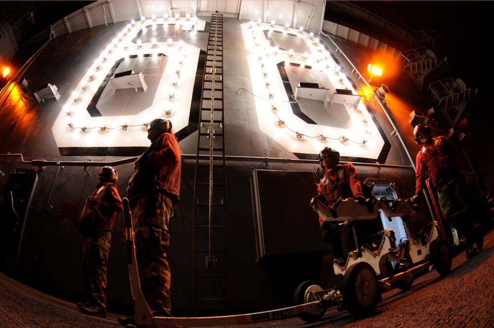 USS Nimitz in San Diego