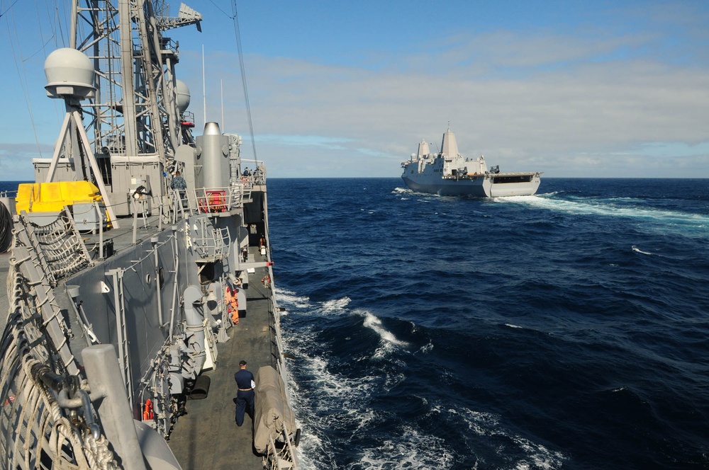 USS New Orleans action