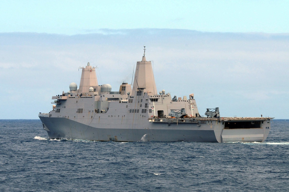 USS New Orleans action