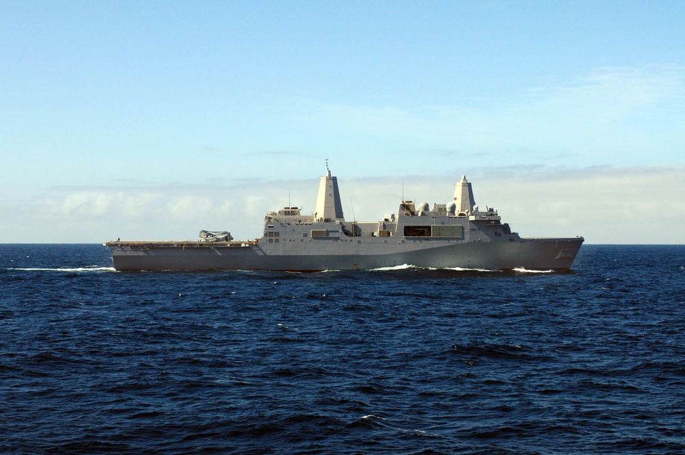 USS New Orleans action