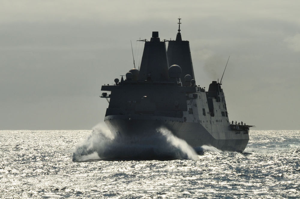 USS New Orleans action