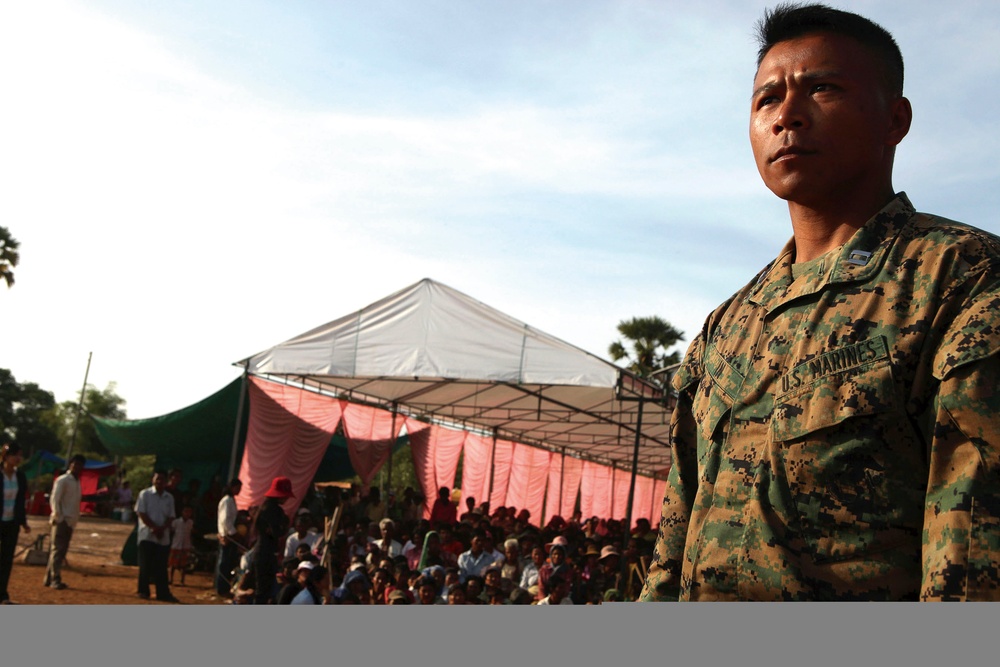 Marine From Okinawa, Former Refugee Returns to Assist MEDCAP