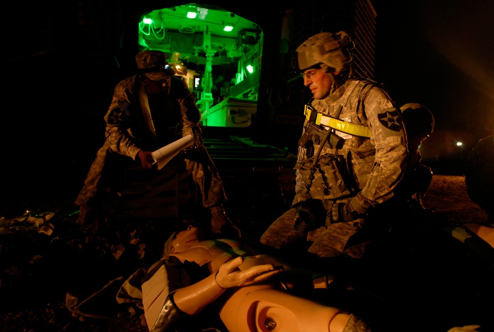 Medics test for best honors in Raider Brigade