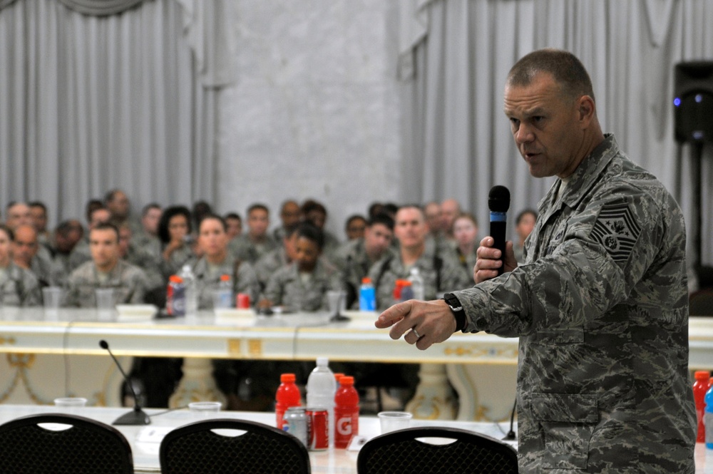 CMSAF Visits Camp Victory, Iraq