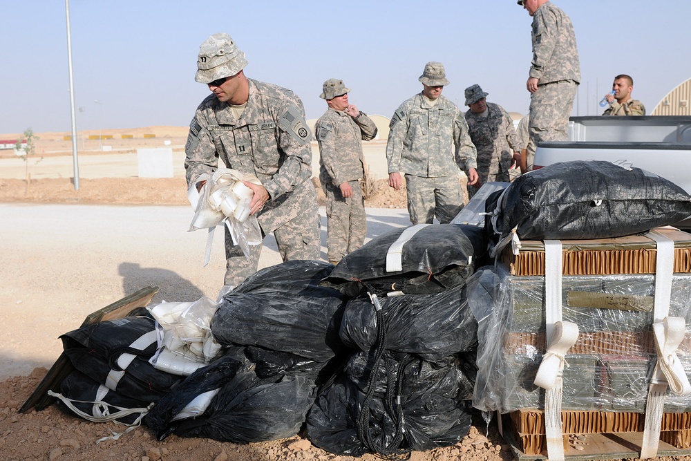 Support battalion delivers new low cost means of supplying Iraqi Soldiers