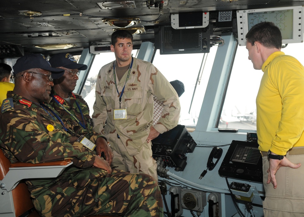 USS Dwight D. Eisenhower On Deployment