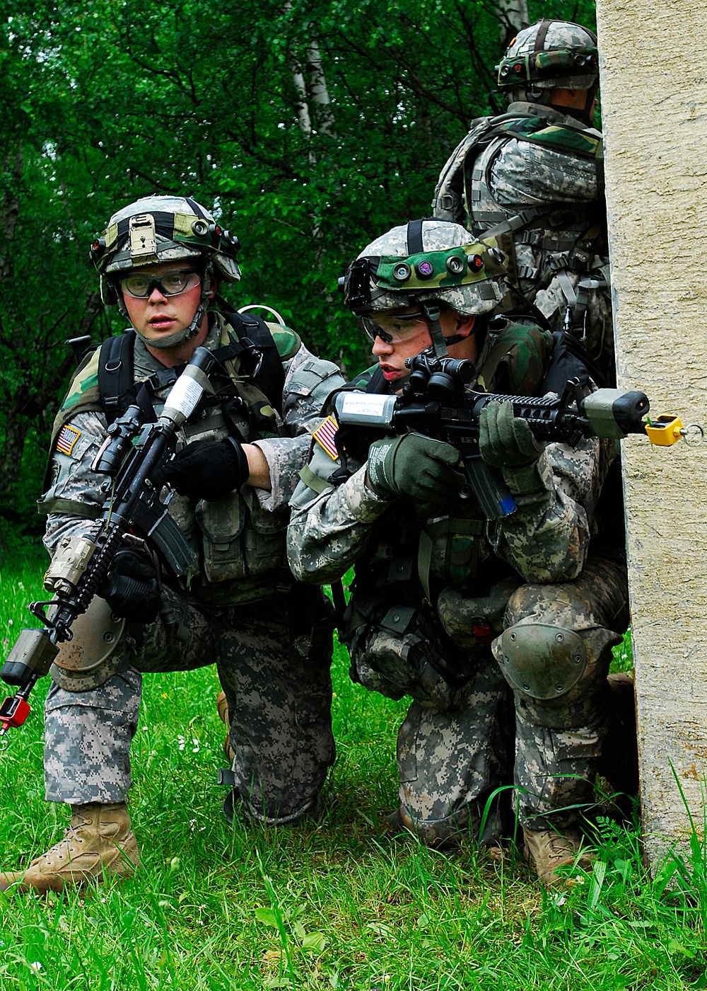 Bayonet Soldiers train at home