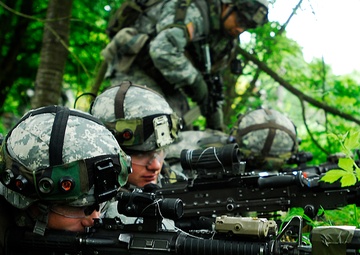 Bayonet Soldiers train at home