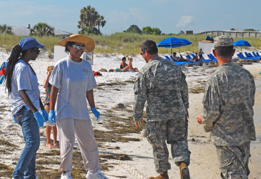 Florida National Guard patrols for oil on beaches