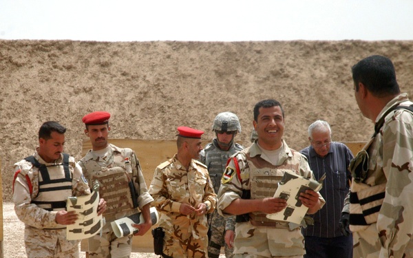U.S. Forces Conduct Combined Range Operations in Camp Taji, Iraq