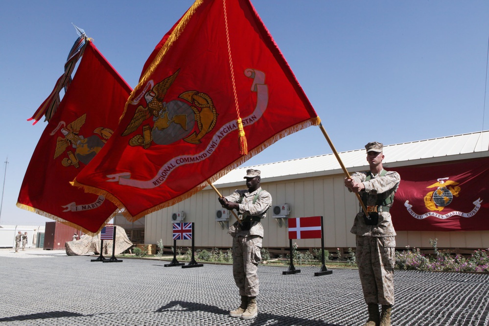 Regional Command Southwest Assumption Ceremony