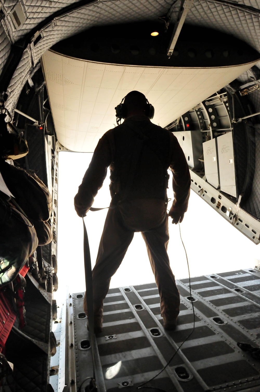 The first air drop conducted by the C-27 Spartan program