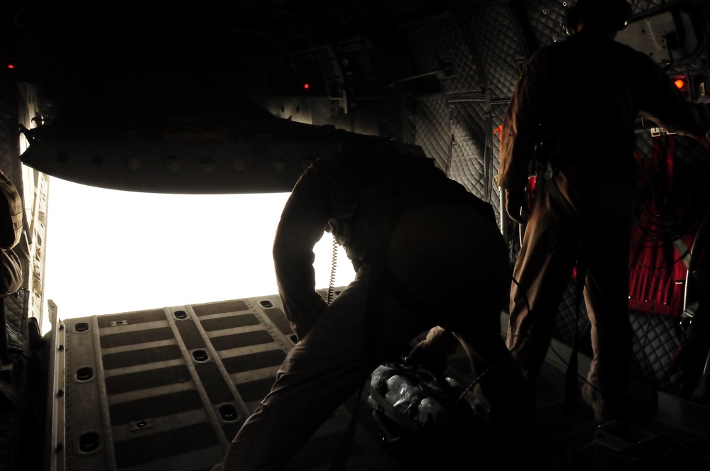 The first air drop conducted by the C-27 Spartan program