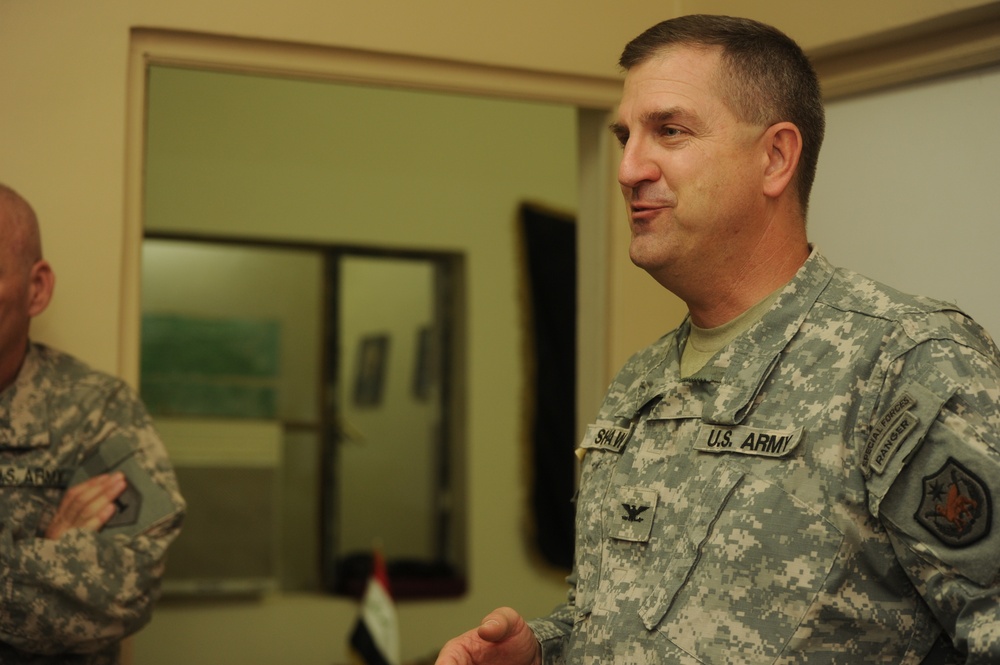 Counterinsurgency Stability Operation Center grand opening