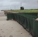 Louisiana National Guard reinforces Hesco barriers in Cameron Parish