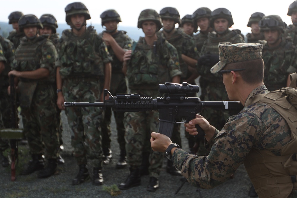 U.S. Marines, Bulgarian soldiers strengthen bonds through training