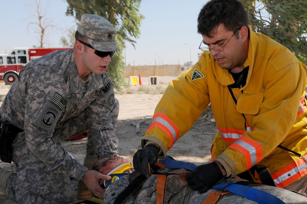 Mass casualty exercise ensures first response and medical care for Soldiers and civilians