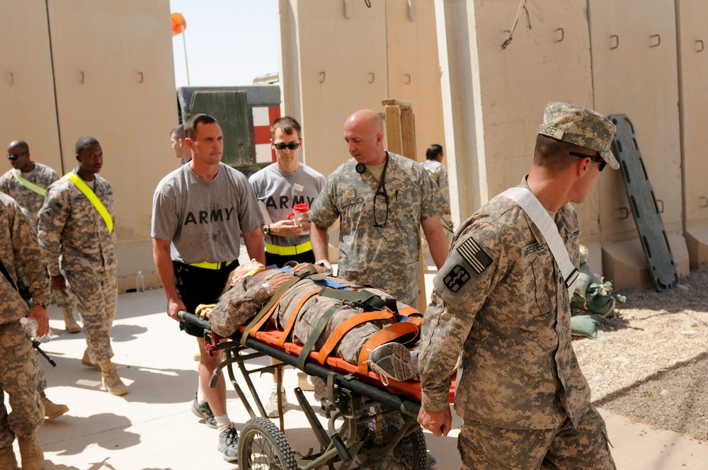 Mass casualty exercise ensures first response and medical care for Soldiers and civilians