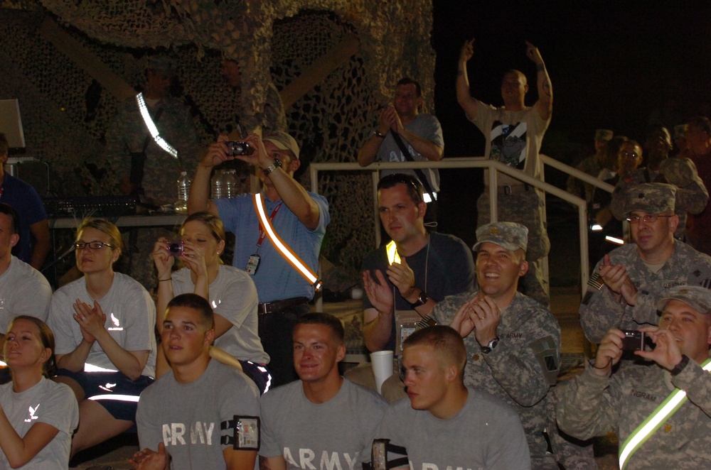 Vertical Horizon, 3rd Infantry Division band provides July 4 entertainment at Contingency Operating Base Speicher