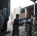 Unloading supplies