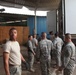 Unloading supplies
