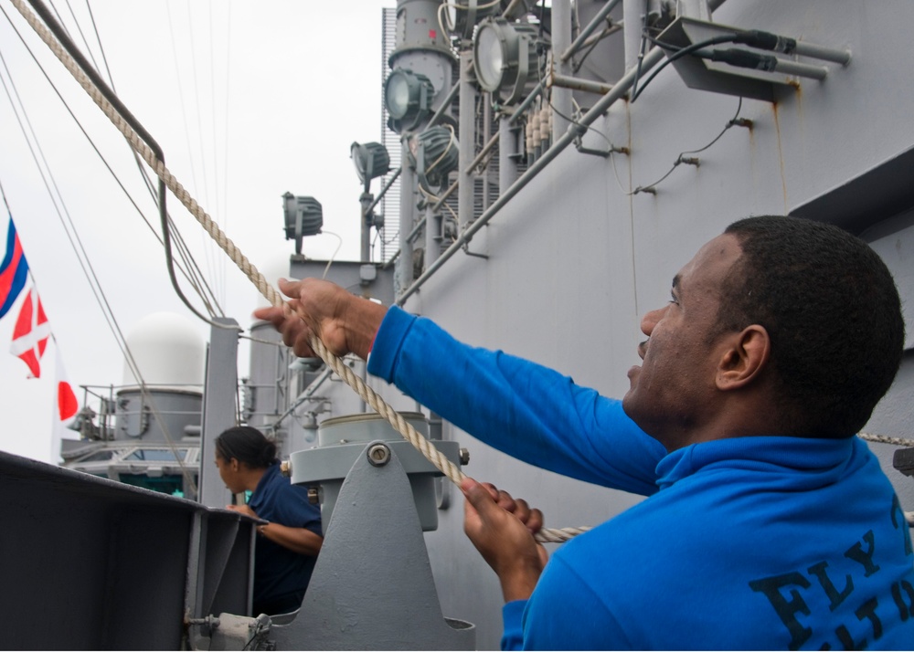 USS George Washington action