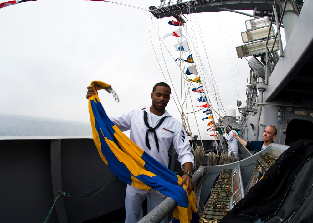 USS George Washington action