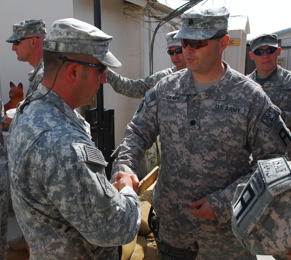 Soldiers Earns Coin of Excellence in Afghanistan