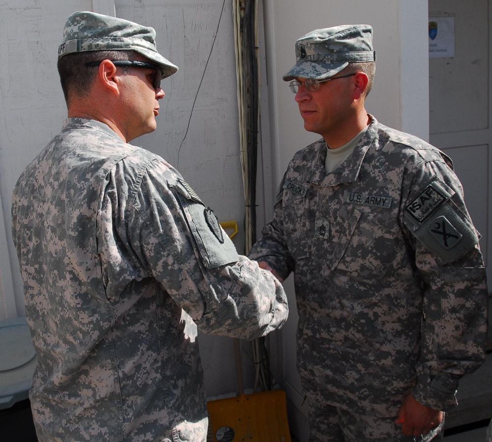 Soldiers Earns Coin of Excellence in Afghanistan