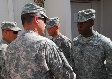 Soldiers Earns Coin of Excellence in Afghanistan