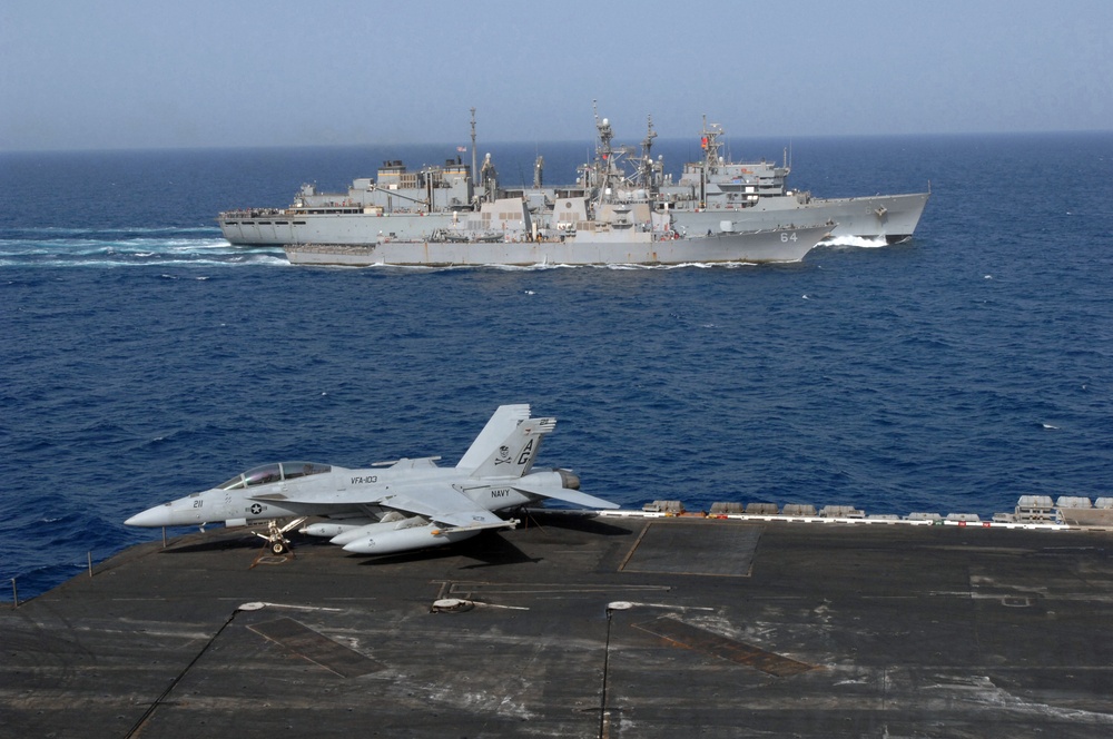 USS Dwight D. Eisenhower action