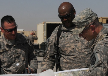 Military Police team conducts last customs check
