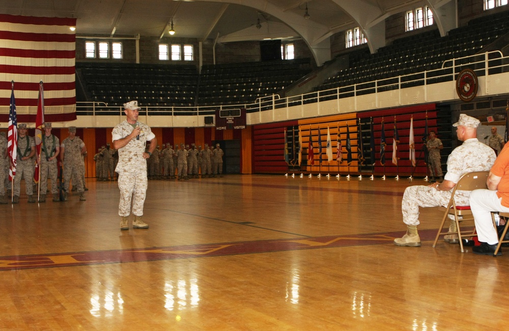 22nd Marine Expeditionary Unit Welcomes New Commanding Officer